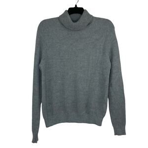Hesperios Lao Turtle Neck unisex knit sweater 100% baby alpaca Small Retail $405